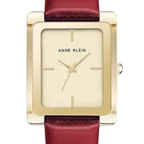Stylish Women\'s Leather Strap Watch Red /Gold main image 7
